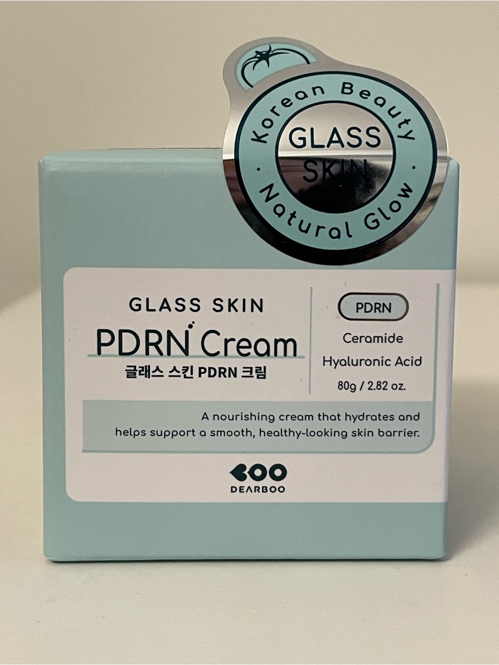 DEARBOO K-Beauty Glass Skin PDRN Cream - 80g 2.82 oz